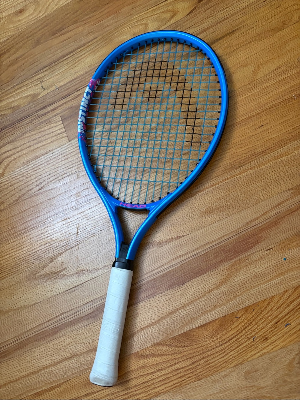 Head Blue Tennis Racket with White Grip kids
